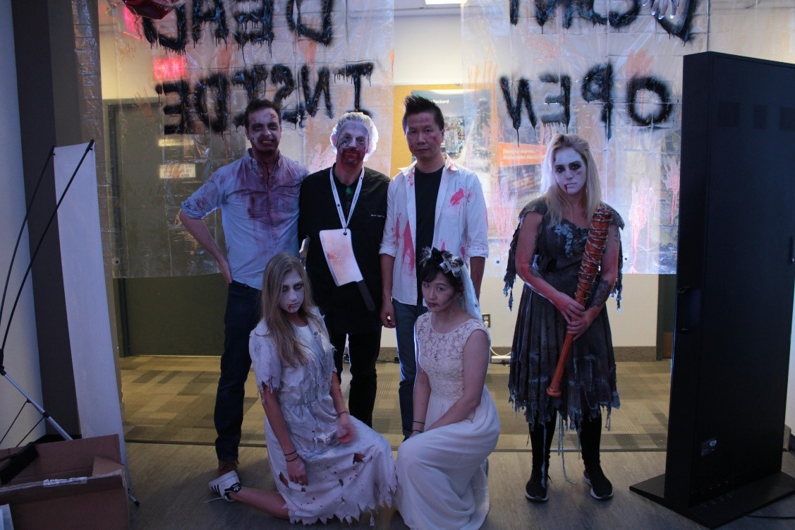 Spooky Halloween Characters Office Halloween Party