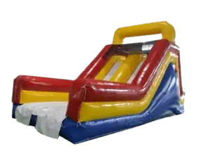 Colourful climbing slide