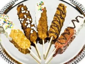 Lolliwaffles on a plate