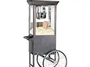 Antique Silver Popcorn Cart