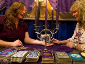 Seated Psychics and Graphologists