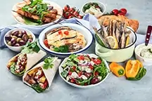 Greek Food Stations