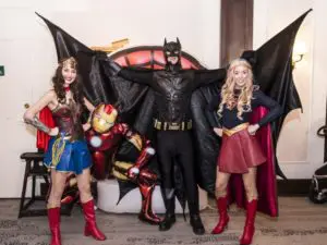 Wonder Woman, Batman, Super Girl