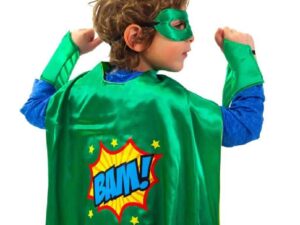 Boy dressed as a Superhero