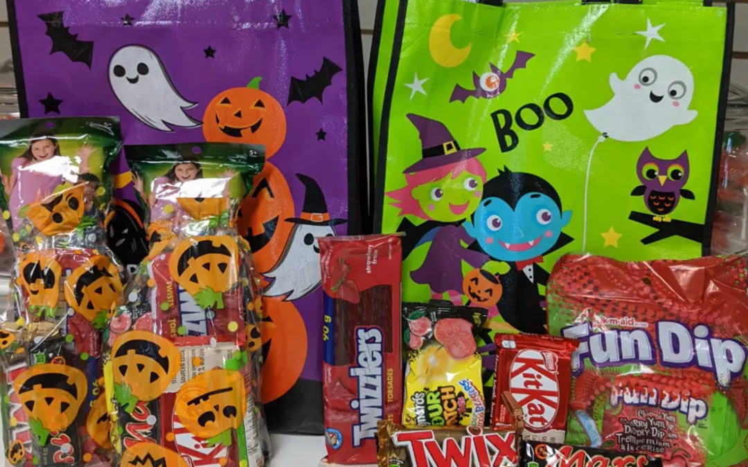 Halloween gift bags for employees
