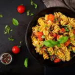 Pasta Fusilli with beef