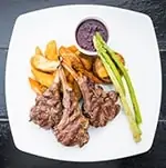 Lamb dinner plate