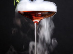 Mist coming out of drink